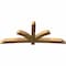 Ekena Millwork Davenport Rough Sawn Timber Gable Bracket, Western Red Cedar, 108"W x 45"H x 6"D x 6"F, 10/12 Pitch GBW108X45X0606DAV00RWR - alternate 2